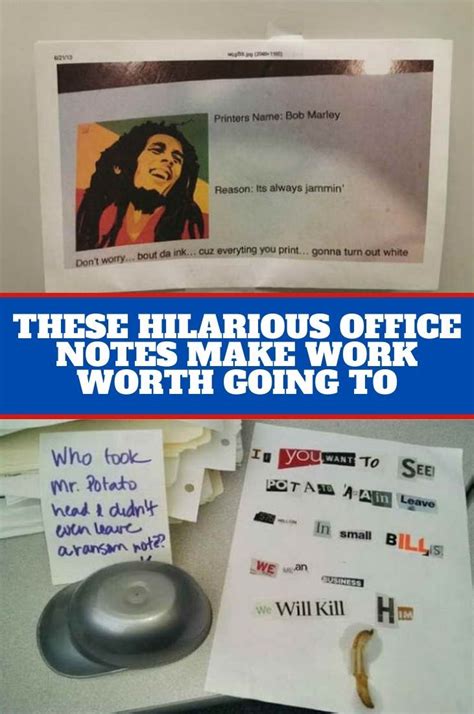 These Hilarious Office Notes Make Work Worth Going To In 2020 Office