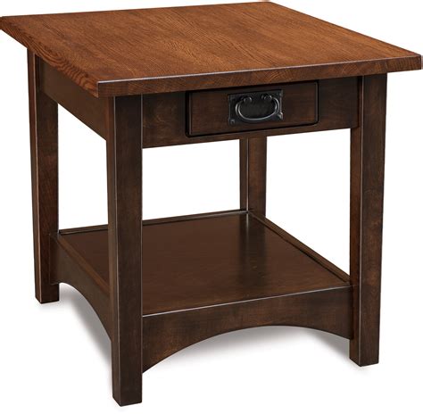 Amish Arts And Crafts End Table Brandenberry Amish Furniture