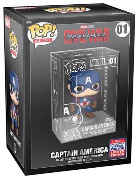 Funko Pop Marvel Studios Captain America Civil War Captain America