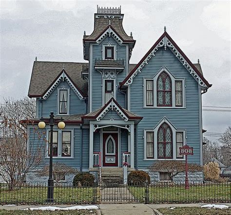 Victorian Houses Gothic Revival House Victorian Homes Victorian
