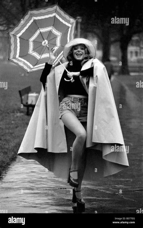 Womanumbrellahumour Actress Cheryl Gilham January 1975 75 00534 002