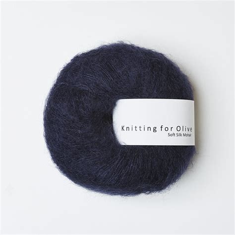Knitting for Olive Soft Silk Mohair - Navy Blue - knittingforolive.com