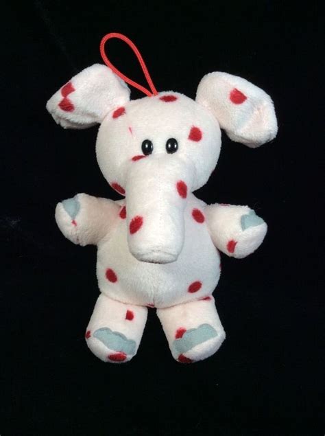Misfit Elephant Rudolph Island F Misfit Toys Plush Ornament Polka Dot 7