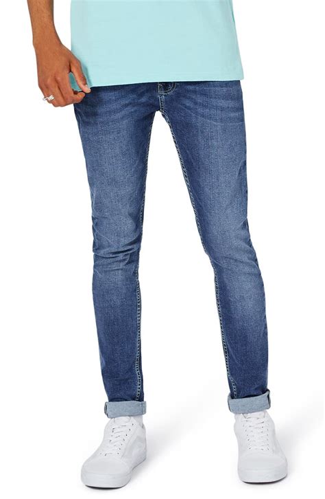 Topman Spray On Skinny Fit Jeans Nordstrom