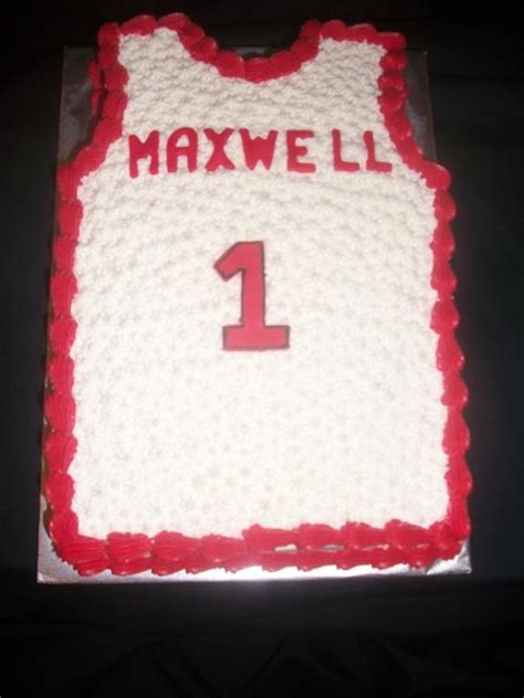 Basketball Jersey Cake