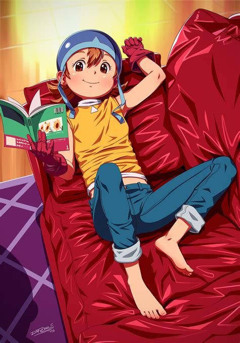 Wallpaper Illustration Anime Room Books Digimon Cartoon Superhero Comics Takanashi