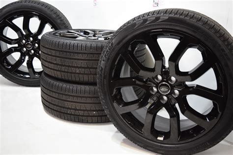22 Range Rover Sport Full 22 Inch Wheels Rims Factory Oem Tires Black