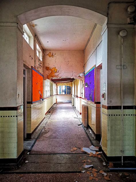 Empty Classrooms And Eerie Corridors As Haunting Photos Show Decaying