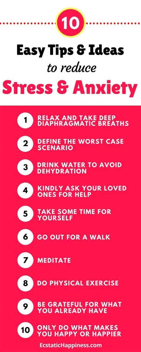 Stress Management These 10 Easy Tips To Relieve Stress And Anxiety