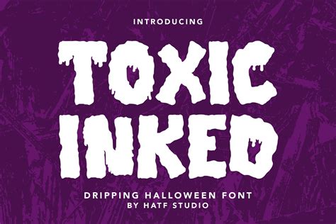 Toxic Inked Handwriting Fonts Creative Market