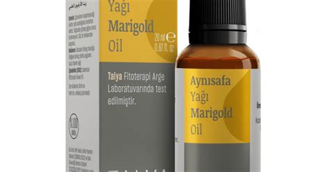Talya Bitkisel Marigold Oil 20 Ml Turkorganics