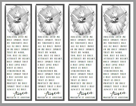 Free Printable Catholic Prayer Cards Bookmarks