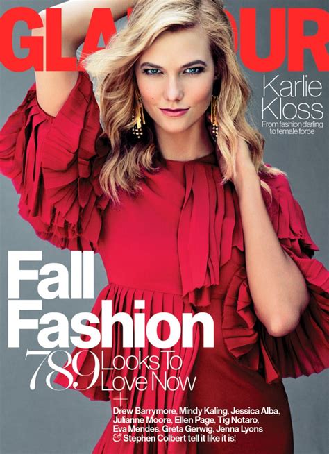 Karlie Kloss September Glamour Cover Shoot Images Glamour