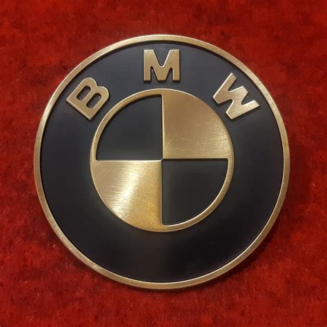 Bmw Emblem ø70mm In Brass N2 Pieces Etsy