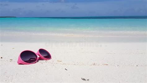 Pink Beach And Blue Sky Stock Photo Image Of Sand Coral 120717990