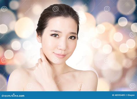 Asian Beauty Face Stock Image Image Of Face Chinese 48595489