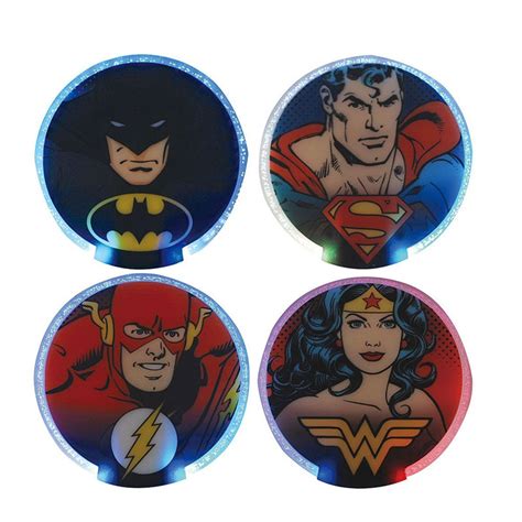 Dc Comics Super Hero Lighted Coasters Ships Free 13 Deals