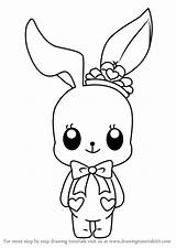 Bunny Draw Little Stars Aikatsu Step Drawing Anime Learn Tutorials Drawingtutorials101 Getdrawings sketch template
