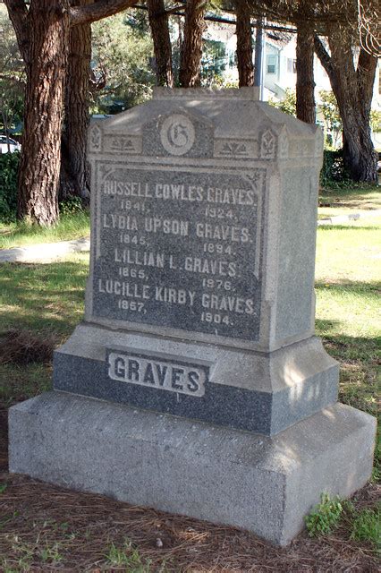 Graves Grave At Santa Cruz Memorial Park This Cemetery Was Flickr