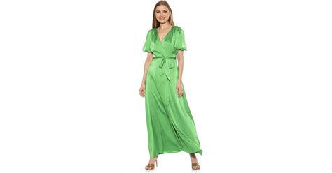 Alexia Admor Mikayla Maxi Dress In Green Lyst