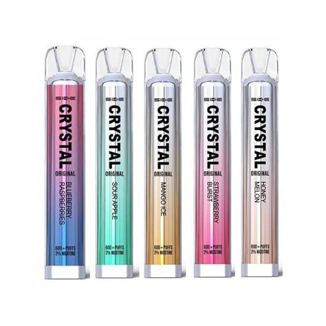 Sike Crystal Bar 600 Puffs Disposable Vape Device Pack Of 10