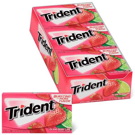 Trident Island Berry Lime Sugar Free Gum 12 Packs Only 751 Shipped