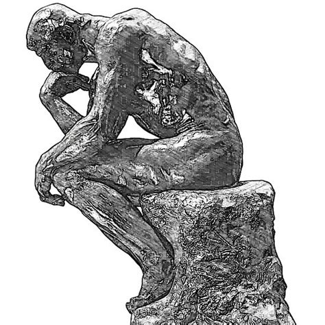 The Thinker Sketch At Explore Collection Of The