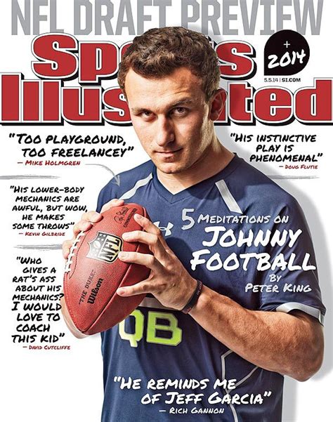 Johnny Manziel Sports Illustrated Cover 2014 Nfl Draft The Sherman