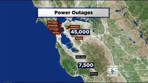Pg E Power Outages Map World Map