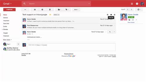 Print Multiple Emails Youtube