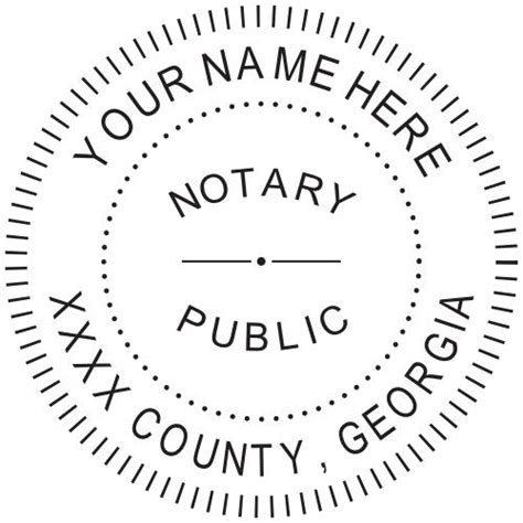 Georgia Notary Stamp And Seal Pro Stamps