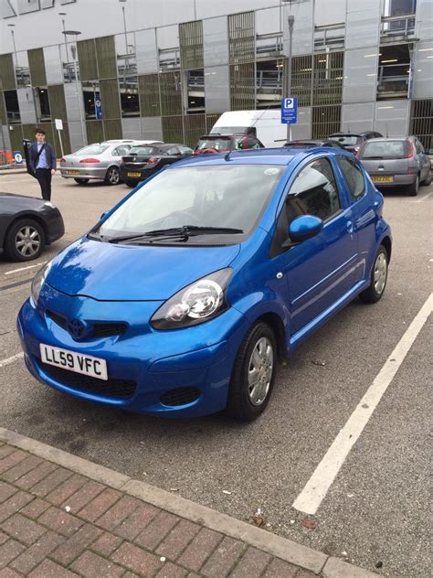 2009 Toyota Aygo Blue Mk1 Facelift 10 Vvt I 3dr Very Low Mileage In