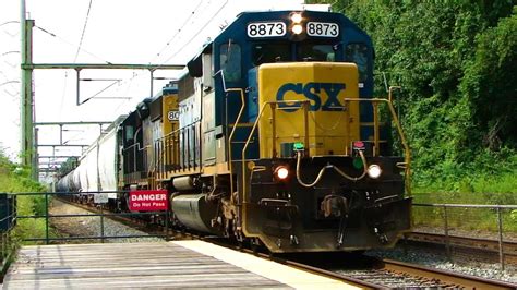 Csx Sd40 2 Engines Power Csao Train Youtube