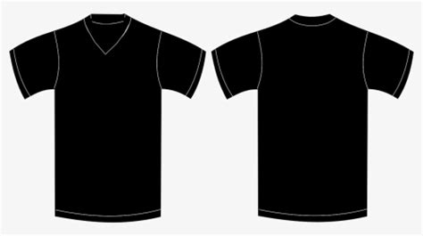 Black T Shirt Template Front And Back Clipart Best Clipart Best Art