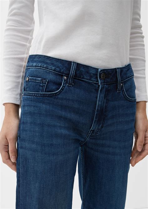 Jeans Karolin Regular Fit Mid Rise Straight Leg Blau Soliver