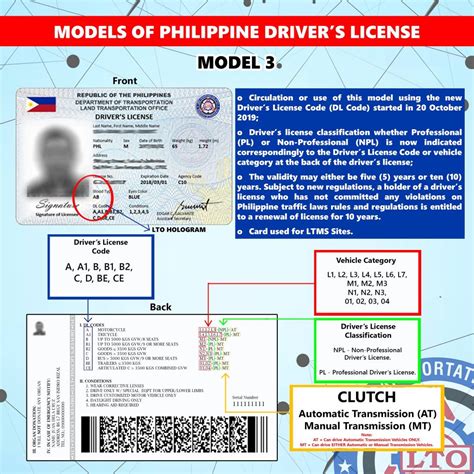 Look Official Drivers License Models Of Lto