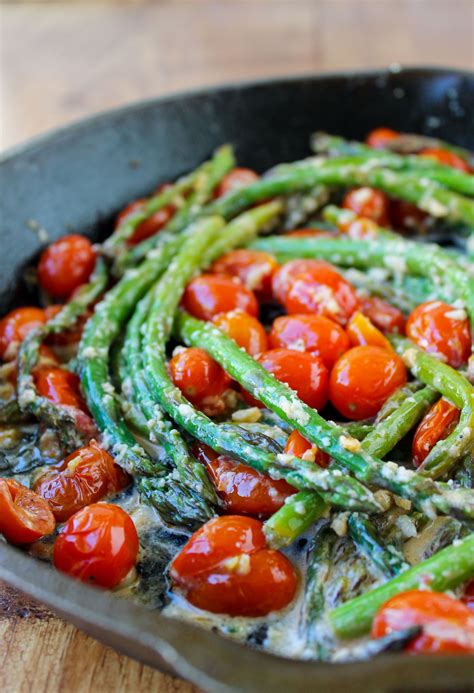 Sautéed Asparagus And Cherry Tomatoes This Was Good But I