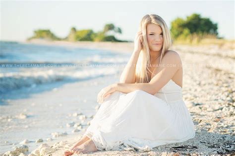 Destination Senior Pictures In The Water On The Beach In Tampa