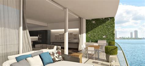 Echo Aventura Luxury Waterfront Condos Terrace New Build Homesnew