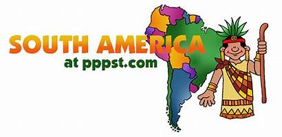 America South Clipart Continents Clip Powerpoint Pppst