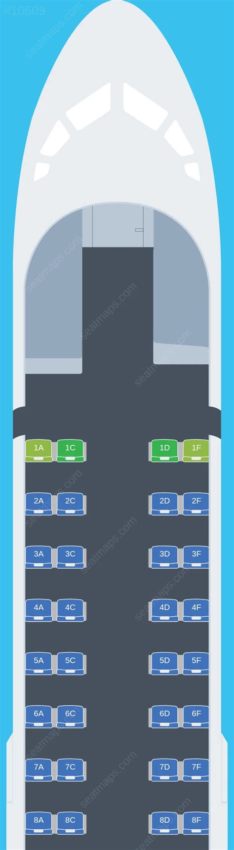 Seat Map Of Atr 42 72 Yeti Airlines Updated 2024