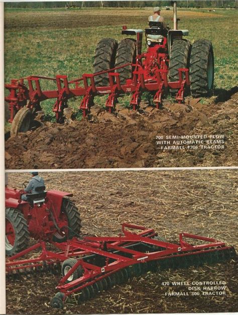 Ih 700 Semi Mounted Plow And 470 Wing Disk Ad Old Farm Equipment