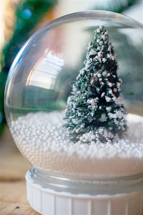 Diy Christmas Tree Snow Globe Extreme Couponing Mom