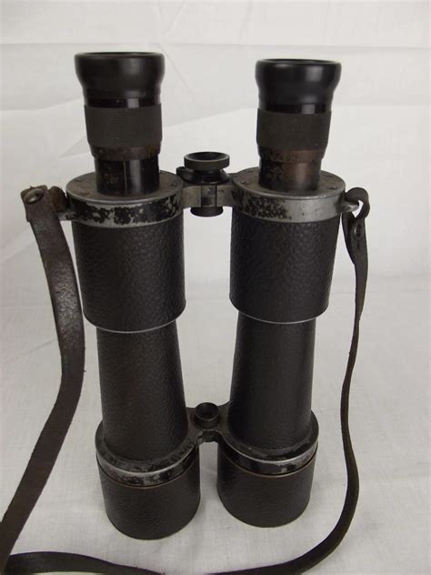 Cased Pair Of German Ww1 Marine Binoculars Carl Zeiss Df 7x Sally