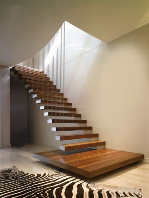 16 Delightful Floating Staircase Design Ideas For Contemporary Homes