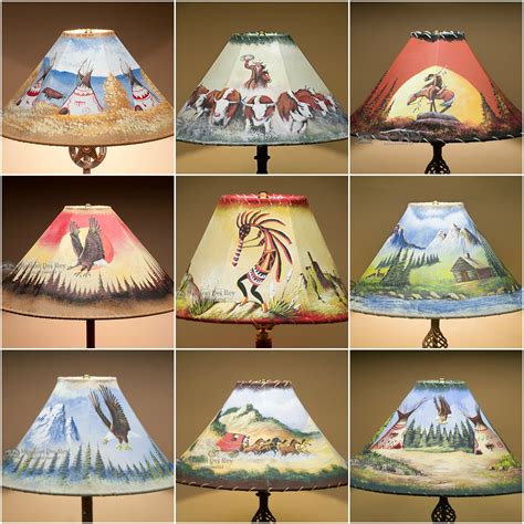 Use Rawhide Lamp Shades For A Southwestern Bedroom