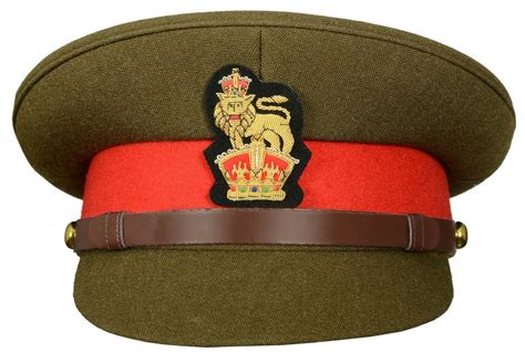 British Officers General Staff Service Hat Military Peak Cap Etsy