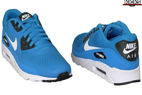 Nike Air Max 90 Ultra Essential Heritage Cyan White Black Running Shoes