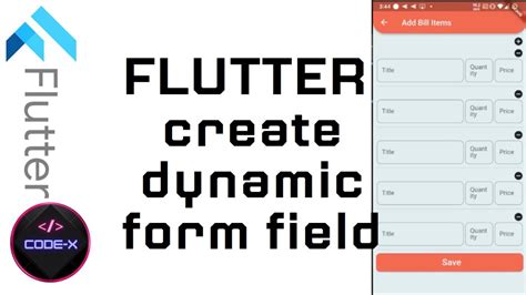 How To Create A Flutter Dynamic Form Field Flutter Forms YouTube