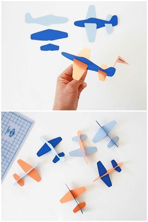 Download 728 airplane cutout stock illustrations, vectors & clipart for free or amazingly low rates! DIY PAPER PLANE TOY (WITH FREE TEMPLATE) | Plane crafts ...